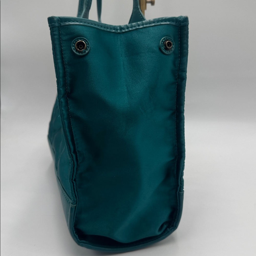 Kurt Geiger London Teal Quilted Tote Bag - Picture 10 of 17